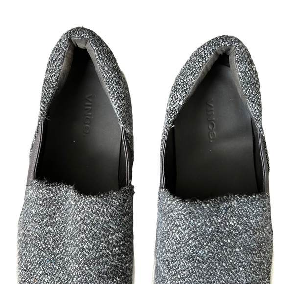 Vince - The Warren Slip On Tweed Casual Platform Sneaker Shoe Sz 9.5 - Picture 5 of 10